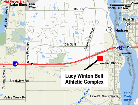 map to Lucy Winton Bell